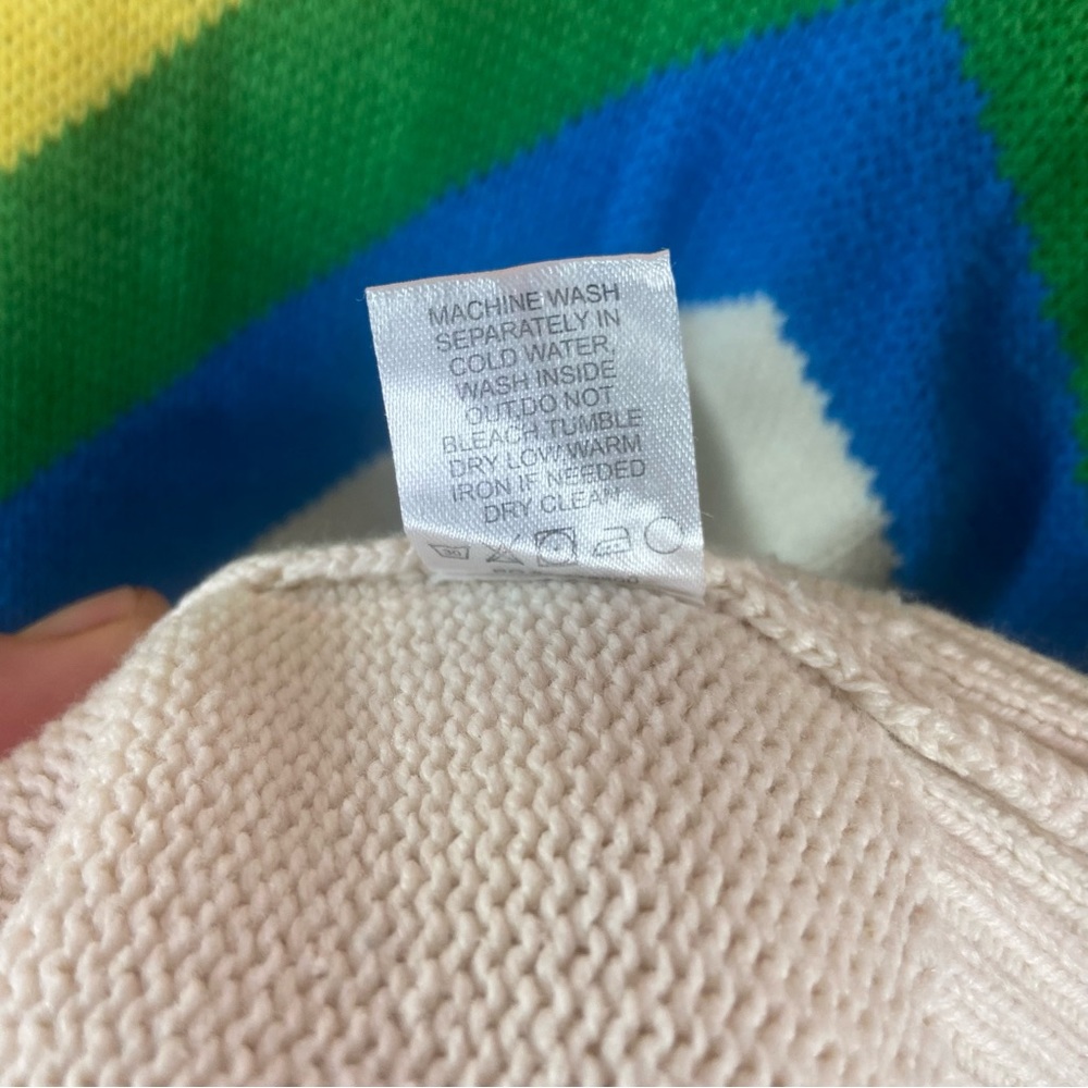 Show Me Your Mumu Weston Half Zip Pullover in Rainbow Slope. Size Small - Picture 8 of 11